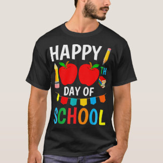 Happy 100th Day Of School 2022 Students Teachers  T-Shirt