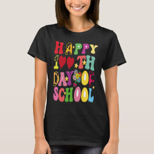 Happy 100th Day of School celebrated by students T-Shirt