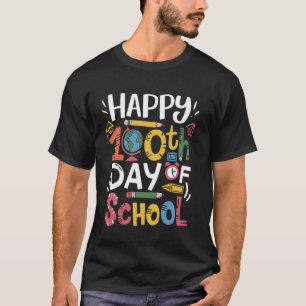 Happy 100th Day Of School Celebration T-Shirt