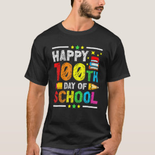 Happy 100th Day Of School Chalk Colors Kid's Penci T-Shirt