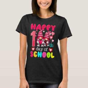 Happy 100th Day Of School Cute Gnomes Lover Gnomie T-Shirt