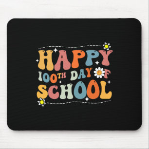 Happy 100th Day Of School Cute Students Teachers 1 Mouse Pad