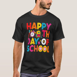 Happy 100th Day of School For Kids Teacher Student T-Shirt