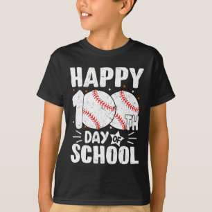 Happy 100th Day Of School Kids Teacher  T-Shirt