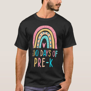 Happy 100th Day Of School Pre K Teacher Student 10 T-Shirt