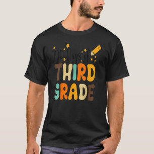 Happy 100th Day Of School Retro Groovy 100 Days Th T-Shirt
