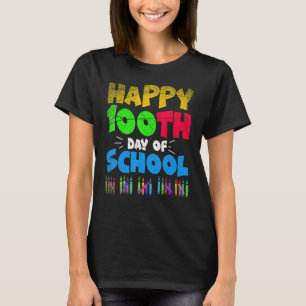 Happy 100th Day Of School s Kids 100 Days Of Schoo T-Shirt