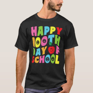 Happy 100th Day of School Teacher - 100 days smart T-Shirt
