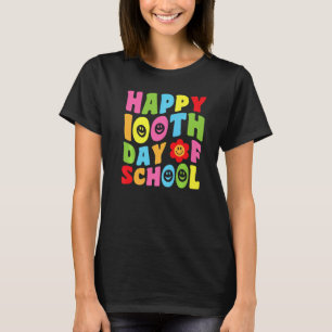 Happy 100th Day of School Teacher 100 days smarter T-Shirt