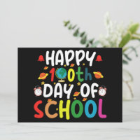Happy 100th Day of School Teacher Student