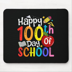 Happy 100th Day Of School Teachers Student Happy 1 Mouse Pad
