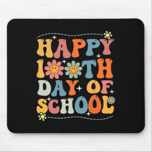Happy 100th Day Of School Teachers Students 100 Da Mouse Pad