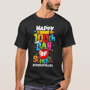 Happy 100th Days Of School Principal T-Shirt