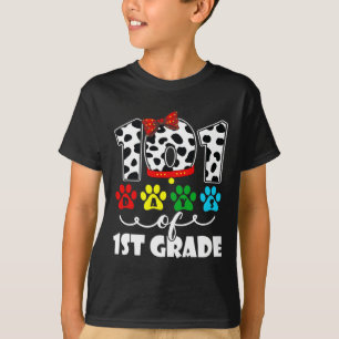 Happy 101 Days School 1st Grade Dog 100 Days Smart T-Shirt