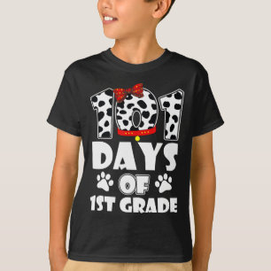 Happy 101 Days School 1st Grade Dog 100 Days Smart T-Shirt