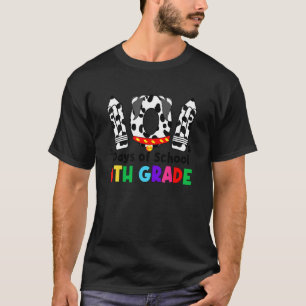 Happy 101 Days School Fourth Grade Dog 100 days sm T-Shirt