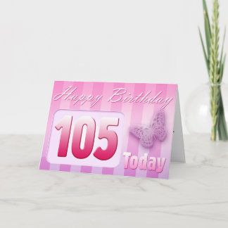 Happy 105th Birthday Grand Mother Great-Aunt Mom Card