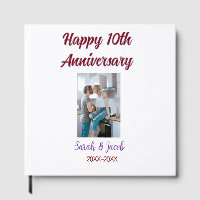Happy 10th anniversary photo wedding couple name d
