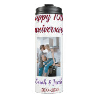 Happy 10th anniversary photo wedding couple name d