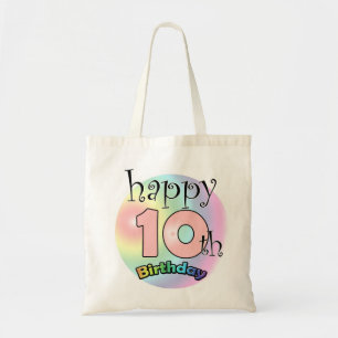 Happy 10th Birthday (Pink) Tote Bag