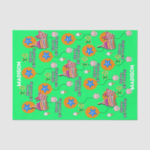 Happy 10th Birthday Tissue Paper #10 Green