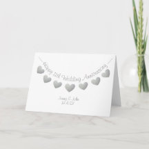 Happy 11th Wedding Anniversary Steel