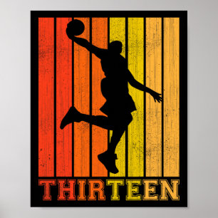 Happy 13th Birthday Decorations For Boys Basketbal