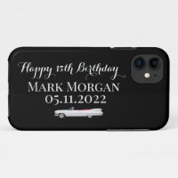 Happy 15th birthday party favour gift boy black