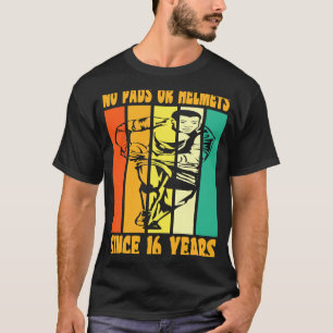 Happy 16 Birthday 16 Year Old Vintage Rugby 16th B T-Shirt