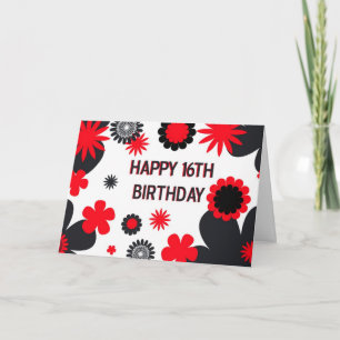 Happy 16th Birthday Card