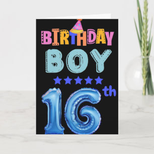 Happy 16th Birthday Card