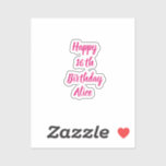 Happy 16th Birthday Pink Custom Name Girly Cool<br><div class="desc">Designed with text template for "Happy 16th Birthday" message and name which you can customize! You may also change the background colour as you like.</div>