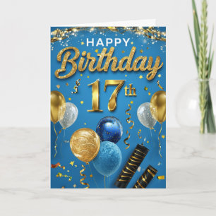 Happy 17th Birthday Card