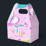 Happy 18th Birthday. Favor Box<br><div class="desc">Happy 18th Birthday</div>