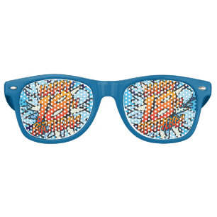 HAPPY 18TH BIRTHDAY Fun Retro Comic Book Retro Sunglasses