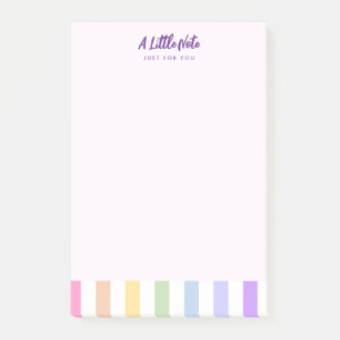 Happy 18th Birthday in Rainbow Stripes Post-it Notes