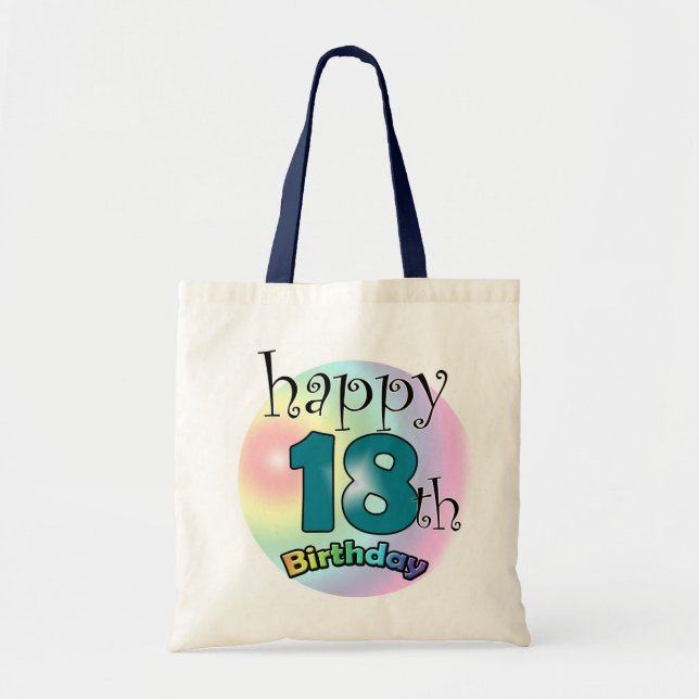 Happy 18th Birthday Tote Bag (Front)