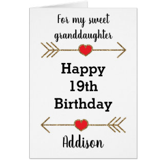 Happy Birthday Granddaughter Cards, Photocards, Invitations & More