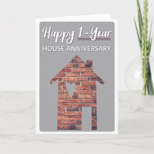Happy 1-Year Houseaversary Card
