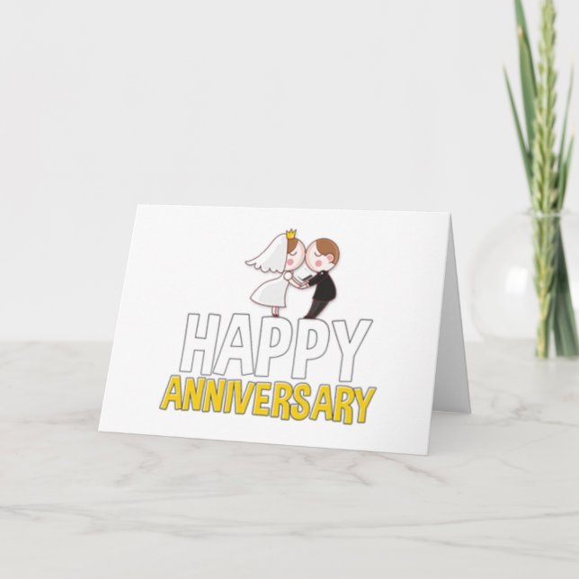 HAPPY "1st ANNIVERSARY** and ENJOY!!! Card (Front)