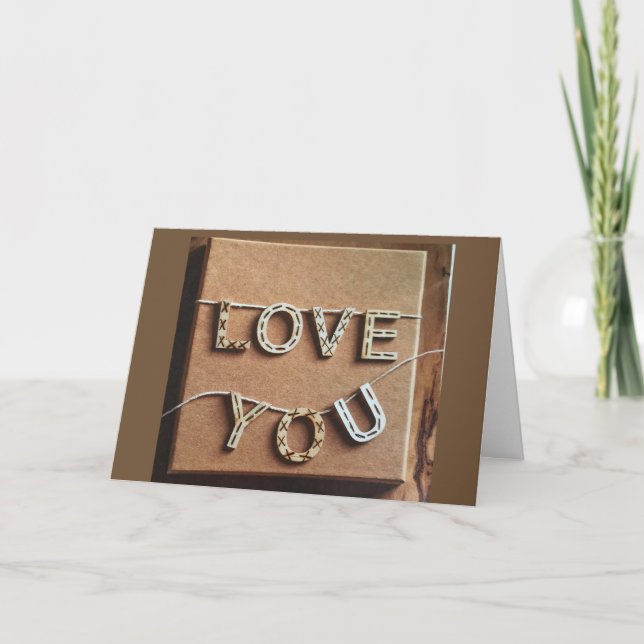 ***HAPPY 1st ANNIVERSARY*** LOVE YOU Card (Front)