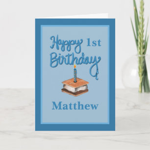 Happy 1st Birthday and Many S’more Greeting Card