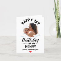 Happy 1st Birthday as my Mommy Custom Photo