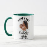 Happy 1st Birthday as my Mommy Custom Photo Mug<br><div class="desc">Happy 1st Birthday as my Mommy Love & Kisses,   with a personalized name & image</div>
