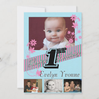 happy 1st Birthday Card