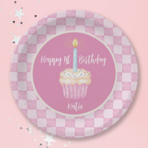 Happy 1st Birthday Cupcake