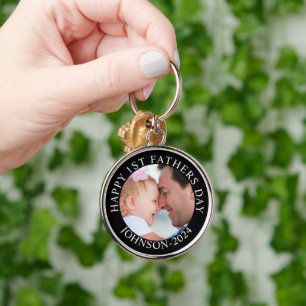 Happy 1st Fathers Day. My Cute Daddy Keychain