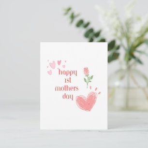 Happy 1st Mothers Day Holiday Card