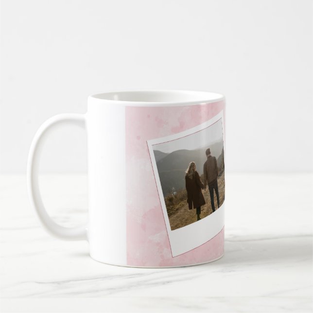 Happy 1st Valentine’s Day  Greeting Card Coffee Mug (Left)