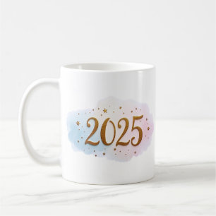 Happy 2025 coffee mug